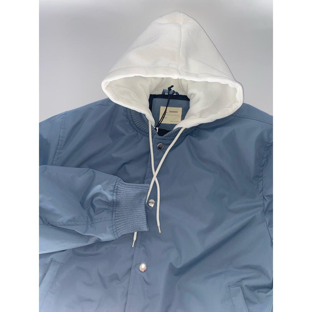 NWT Zak Brand Button-Up Hooded Jacket. Really‎ Nice